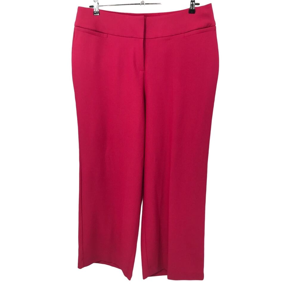 Women's Pink Wide-Leg Dress Pants